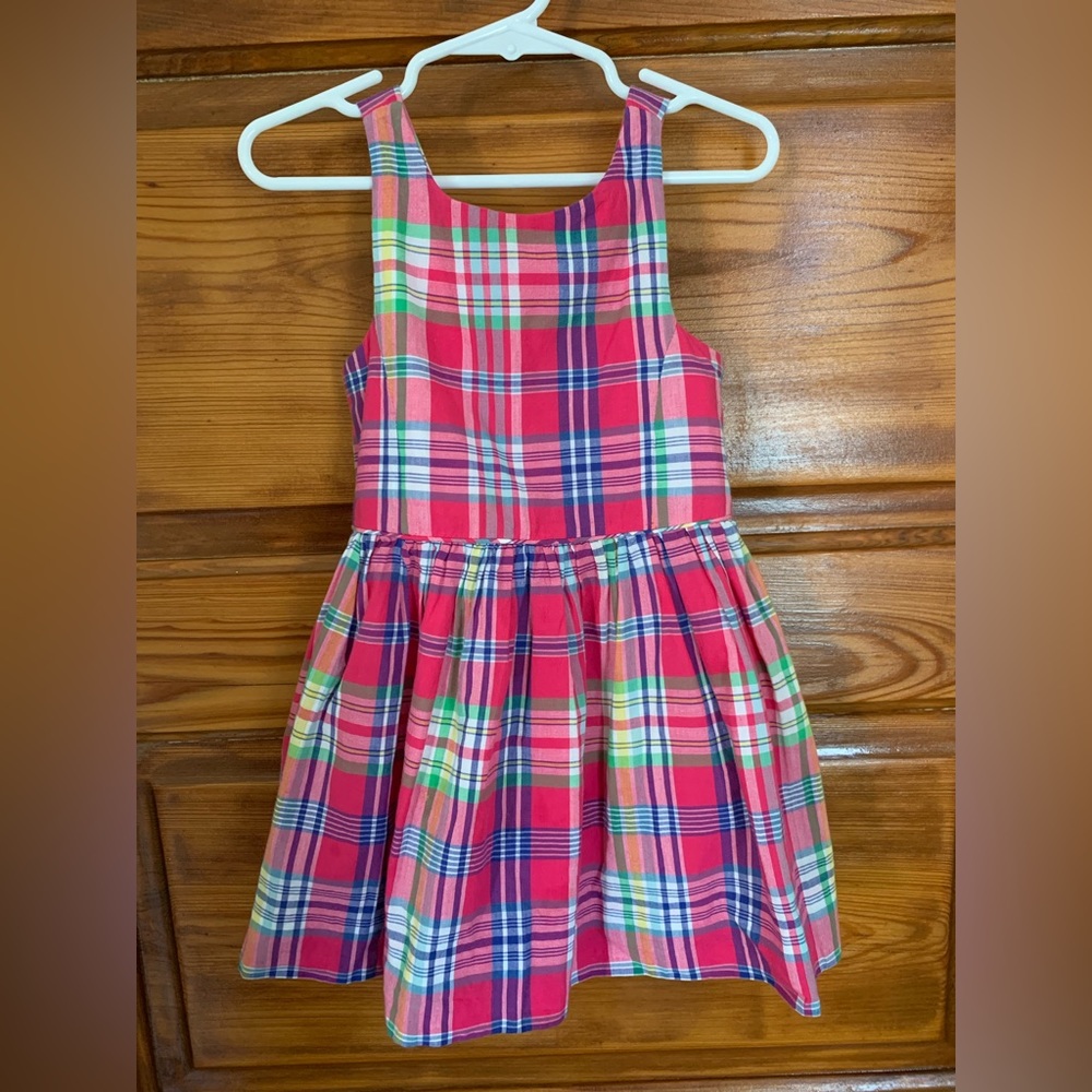 Polo by Ralph Lauren pink plaid dress 2T